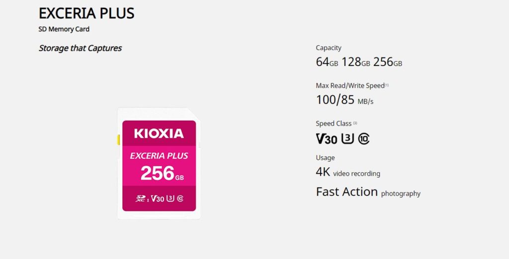 KIOXIA-EXCERIA-FOTOS-VIDEO-MICROSD