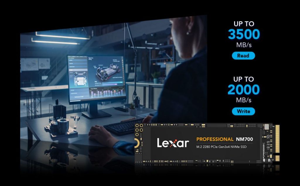 Lexar NM700 SSD NVMe 1.3 Rendimiento