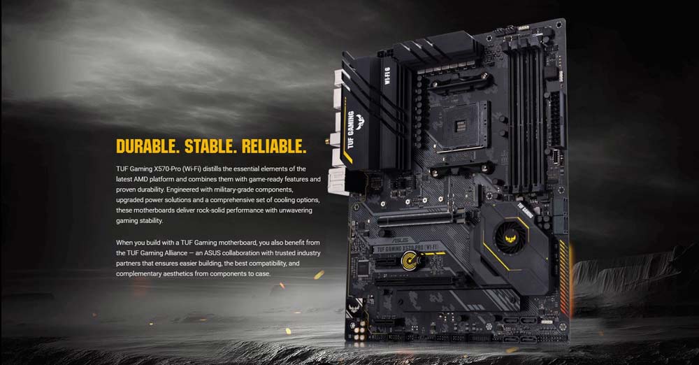 Motherboards ASUS TUF Gaming X570-pro WIfi BIOS Motherboards RyZEN 5000