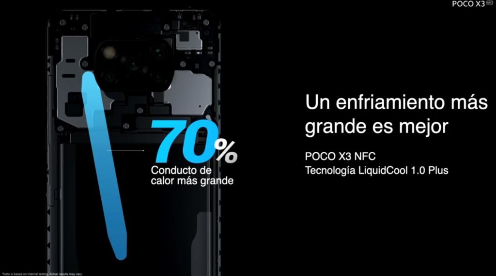 POCO-X3-SMARTPHONE-GAMER-MEXICO-PRECIO-ENFRIAMIENTO